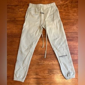 Size M Fear of God Essentials Sweatpants ‘Sea Foam’
